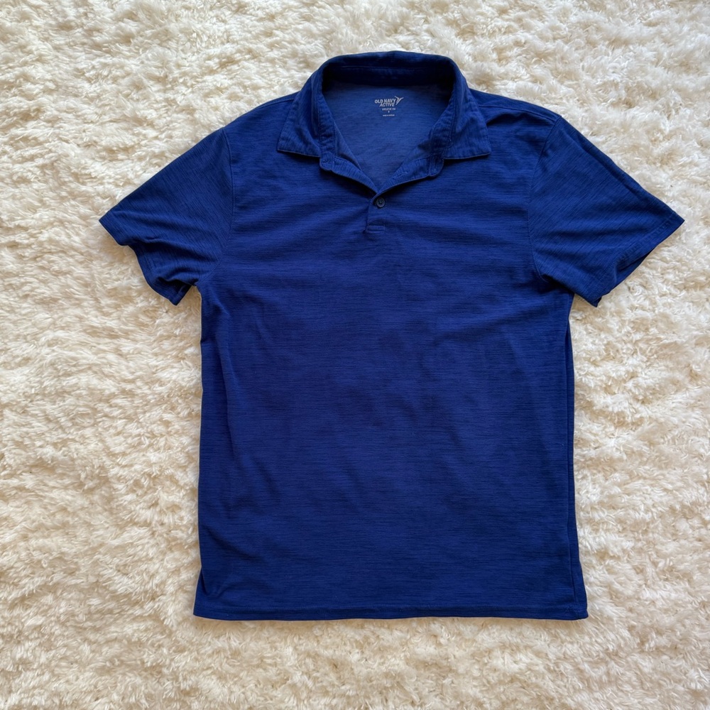 Old Navy blue polo shirt Men’s size small
